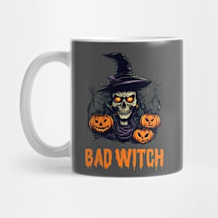 Bad Witch, Happy Halloween trick or treat Mug